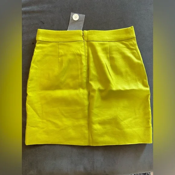 Jcrew Patch Pocket Skirt in Stretch Linen